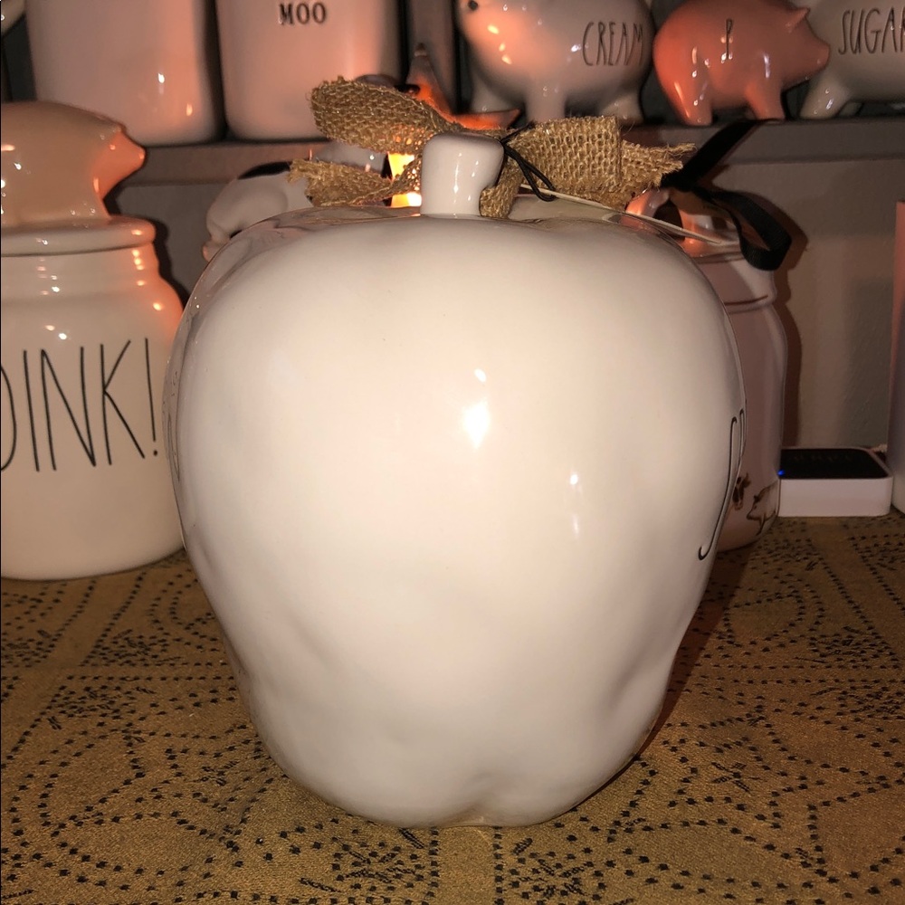 Rae Dunn SPRING Apple Shaped Birdhouse White - Picture 5 of 7